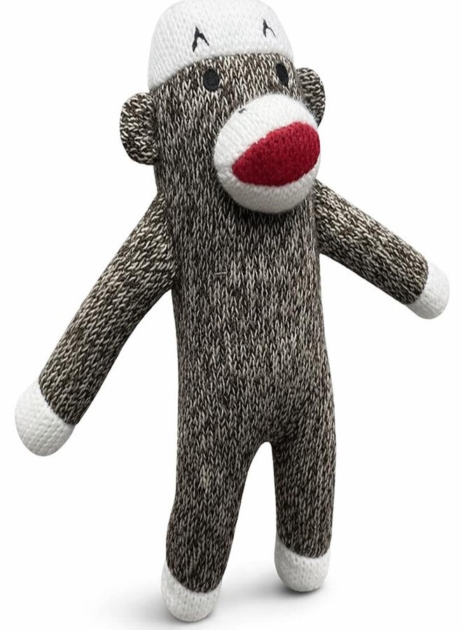 Multipet Sock Monkey Dog Toy | Squeaky Monkey | Plush Monkeys Dogs Toys | Stuffed Squeaky Chew Dog Toy | Interactive Squeaky Monkeys | Small/Medium Breed Dogs Toys | Multicolor | 6" - Image 1